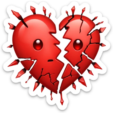 heart break sticker