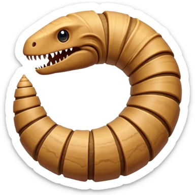 Sand worm from dune sticker