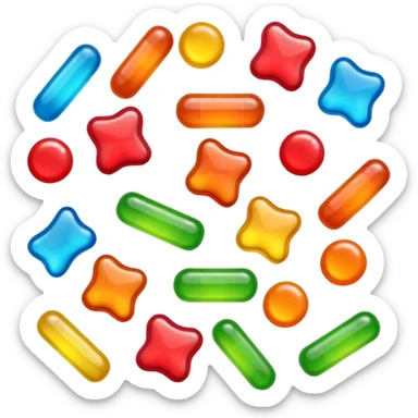 gummy candy sticker