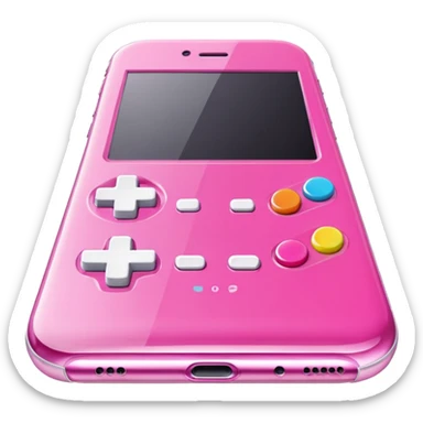i need gaming classick iphone  pink pack literally for girls soft png 3d illustrations sticker