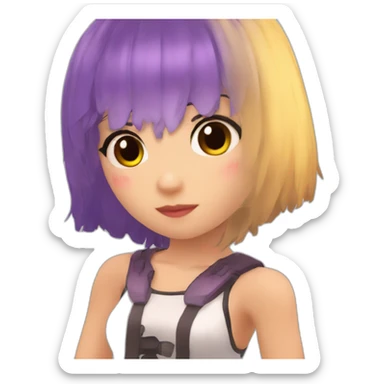 roblox skin kissing anime girl sticker