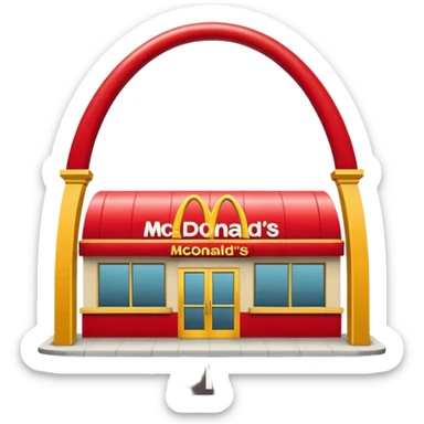 mcdonald's sticker