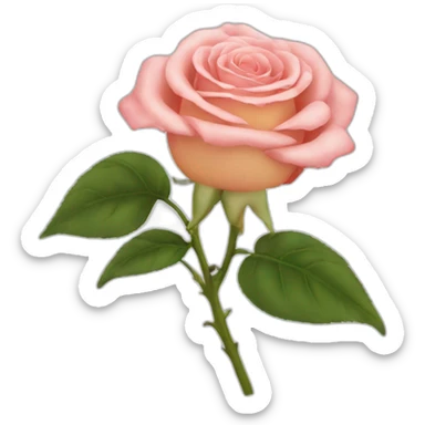 dauphin rose sticker