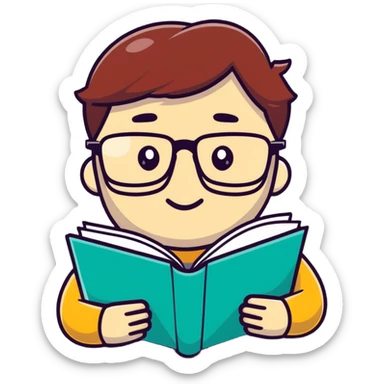 Me learning history sticker