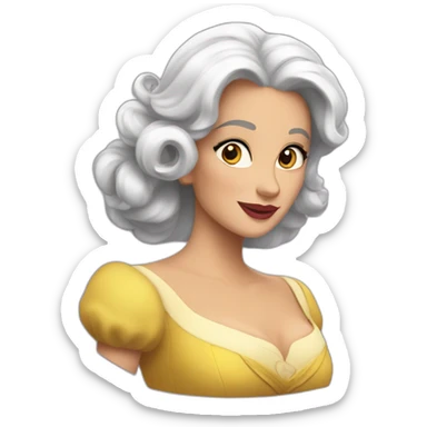 Belle les supers nana sticker