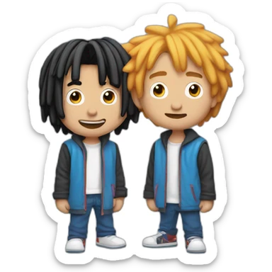 cute bill and ted sticker