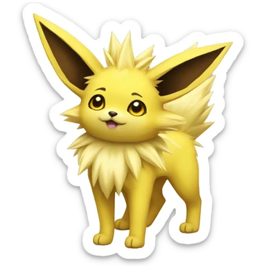 Jolteon full body sticker