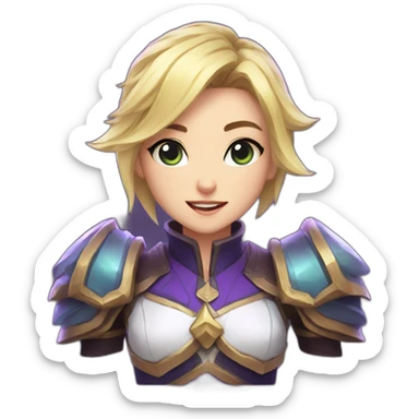 Lux League of legends sticker