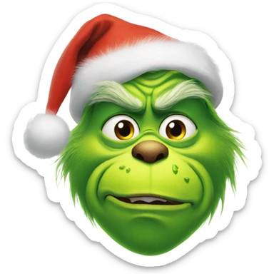 Grinch sticker
