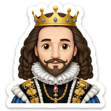 King Charles I sticker