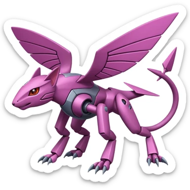 Vikavolt-Peppercat-Genesect-Miraidon-fusion, full body sticker