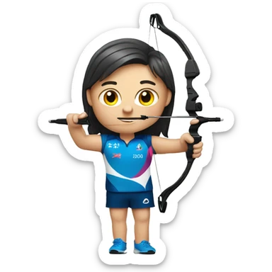 Paralympic archery sticker