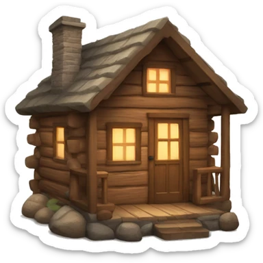 Cozy cabin  sticker