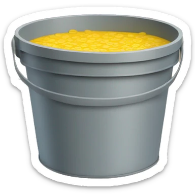 A bucket as big as an ocean sticker