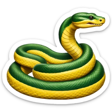 Yellow Anaconda sticker
