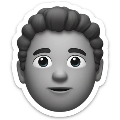 Étoile noir et blanc sticker