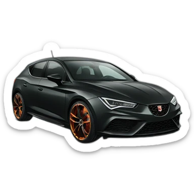 cupra born fire sticker