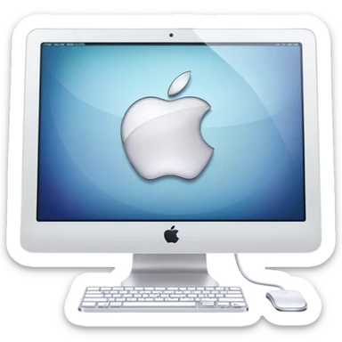 Apple iMac Y2K computer sticker