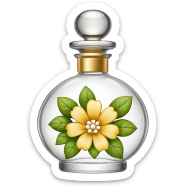 pretty perfume bottle sticker