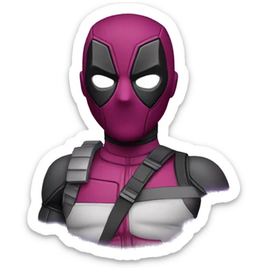 Purple Deadpool  sticker