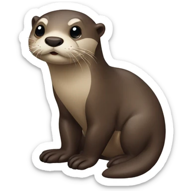Otter sticker