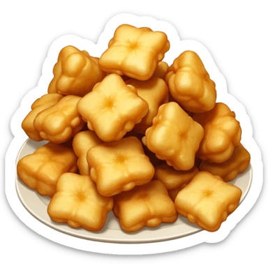 Fried cheese curds and make them sleepy sticker