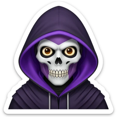 Purple reaper sticker