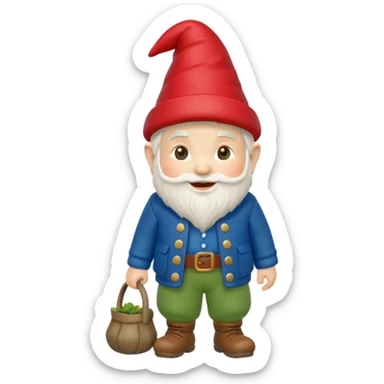 nain de jardin  sticker