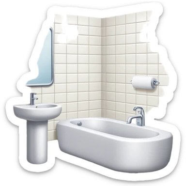 bathroom sticker