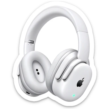 AirPods max blancos sticker