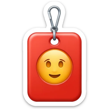 Tag vermelha sticker