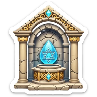 sacred spell chamber sticker