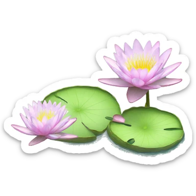 Water lily - element for Doodle God sticker