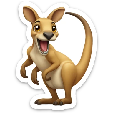 kangaroo victory sticker