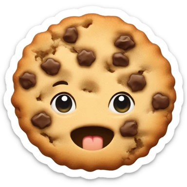 crumble cookie cute cue sticker