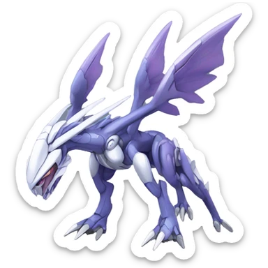  Cool Cute Edgy Futuristic Ethereal Digimon-Genesect-Dialga-Reptile full body sticker