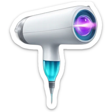 Laser depilation sticker