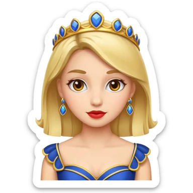 very fancy girl european sticker