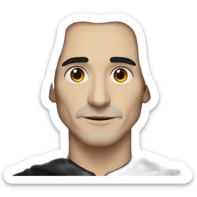 snape with makeup sticker