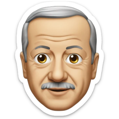 prisedent recep tayyip erdogan sticker