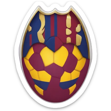 Barcelone team logo sticker