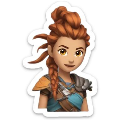 aloy horizon forbidden west sticker