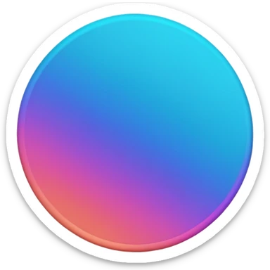 
coin color in in gradient of turquoise, blue, pink, purple, and coral metal texture
Rotate coin 125 degree   sticker