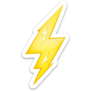 Lightning Icon ⚡ sticker