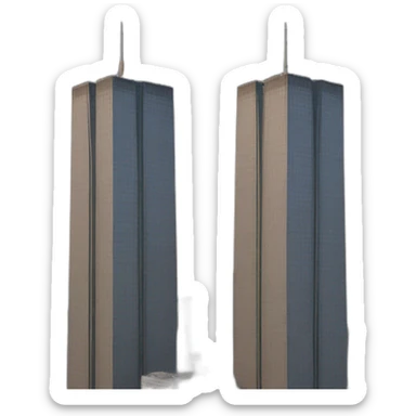 twin-towers sticker