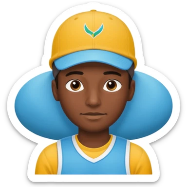 a guy in a sports uniform in cap on the turks sticker