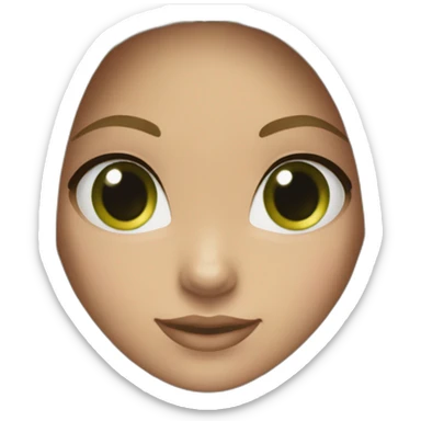 Light sking, Dark blonde girl, dark green eyes, long straight hair. Looks like nicki nicole sticker