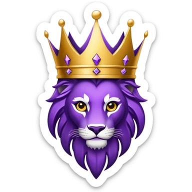 the kings team logo sticker
