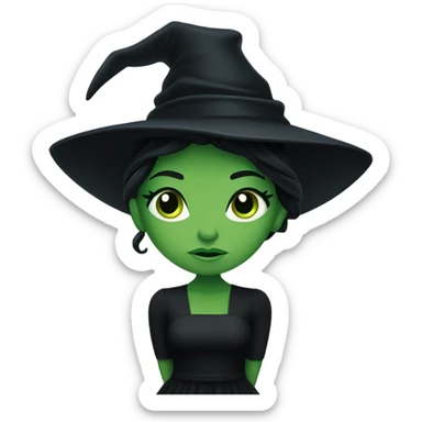 Elphaba from wicked sticker