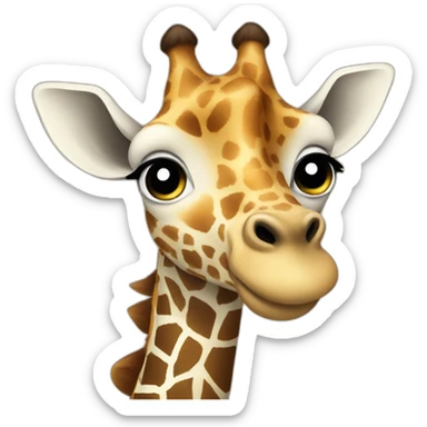 giraffe sticker
